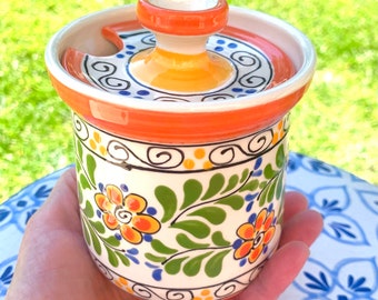 Ceramic Sugar or Honey Pot