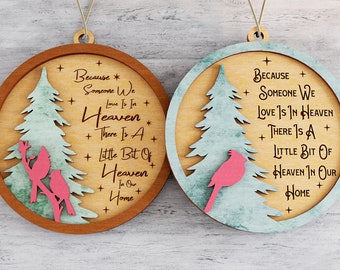 Memorial Ornament Svg, Cardinal Ornament Svg