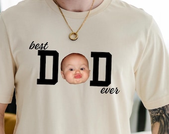 Custom Dad Photo Shirt, Customized father's Day Gift, Gift For Dad,Personalized Gift for Dad,Printable Father Day Photo Shirt,Grandpa Gift