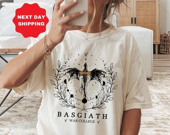 Basgiath War College Book Shirt, Dragon Rider Shirt, Fantasy Bookish Shirt, Book Lover Shirt, Bookworm Shirt, Book Shirt, Bookish War Shirt