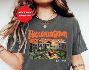 Halloweentown Shirt, Comfort Colors Halloween Tshirt, Retro Halloweentown T-Shirt, Halloweentown University Tees, Halloween Crewneck Gifts