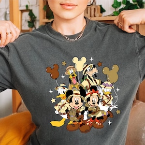 Animal Kingdom Shirt, Mickey and Minnie Safari T-Shirt, Mickey And Friends Wild Shirt, Disney Wild Trip Shirt, Safari Mode Tee, Family Trip
