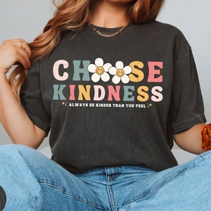 Comfort Colors® Cute Teacher Shirt, Choose Kindness Shirt, Be Kind Teacher Shirt, Back to School Shirt, Elementary School Teacher Shirt