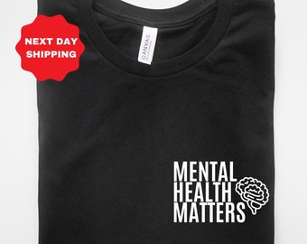 Mental Health Shirts, Mental Health Matters Shirt, Inspirational Shirts Women, Mental Health Awareness, Women Mental Health, Anxiety Shirt