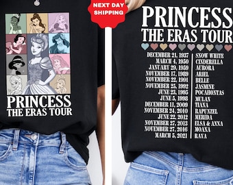 Princess Eras Tour Shirt, Disney Princess Tour Tee, Disney Princess Characters Shirt, Disney Girl Trip Shirt, Disneyland Shirt