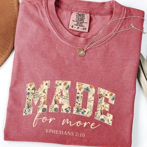 Comfort Colors® Bible Verse Shirt, Cute Christian Shirt For Women,Jesus Shirt,Christian Gift, Christian Christmas Shirt,Love and Grace Shirt