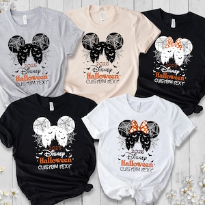 2025 Disney Halloween Custom Shirt, Disney Shirt, Halloween Matching Shirts, Custom Disney Family Shirt, Halloween Shirts, Disneyland Shirt