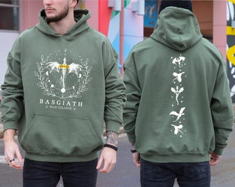 Basgiath War College Sweatshirt ,Dragon Rider, Fourth Wing Hoodie, Violet Sorrengail,Xaden Riorson, Fly or Die,Riders Quadrant,Rebecca Yoros