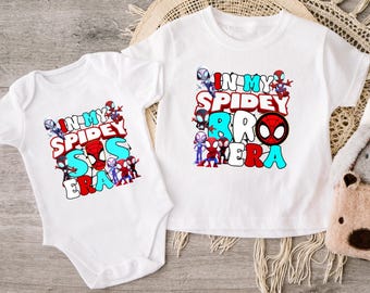 In my Spidey Mom Era Shirt, Disney Spider Mama Tee, Spider Mommy Shirt, Funny Mother's Day Shirt, Spider Women T-Shirt, Spidey Dad Era shirt
