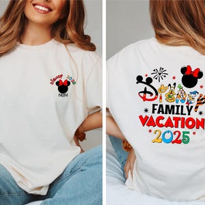 Disney 2025 Family Vacation Shirts, Mickey Castle 2025 Shirts, Disneyland Family Trip Shirt, Custom Mickey Trip Shirt