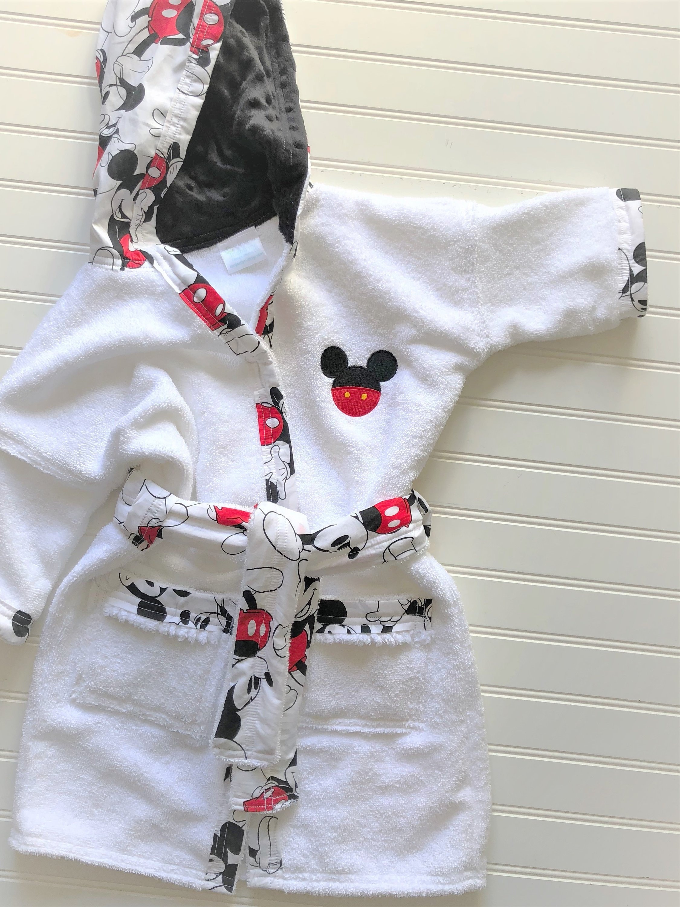 PersonalizedBoysBathRobesBathrobesHoodedTowelsMickeyMo Etsy