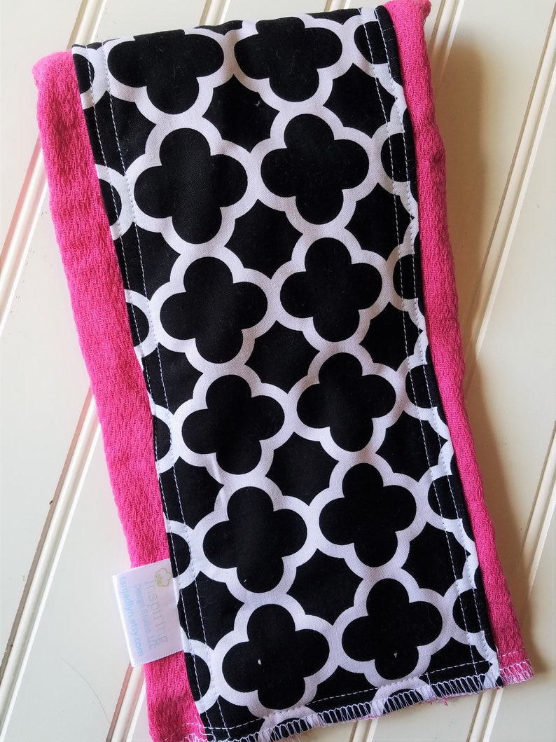 BabyBurpClothPersonalizedZebraRockerGirlTowelsDiaperS Etsy