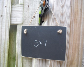 Chalkboard  - 5x7 Hanging Frameless Blackboard -  Item H1572