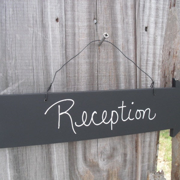 Chalkboard Arrow  Wedding Sign, Candy Bar Sign, Party Sign,Reception Chalkboard Sign ,Dessert Bar Photo Prop- Item 1337