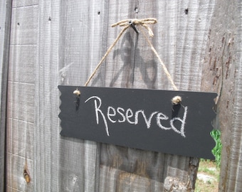 ONE Rustic Hanging Chalkboard Signs - Item 1311