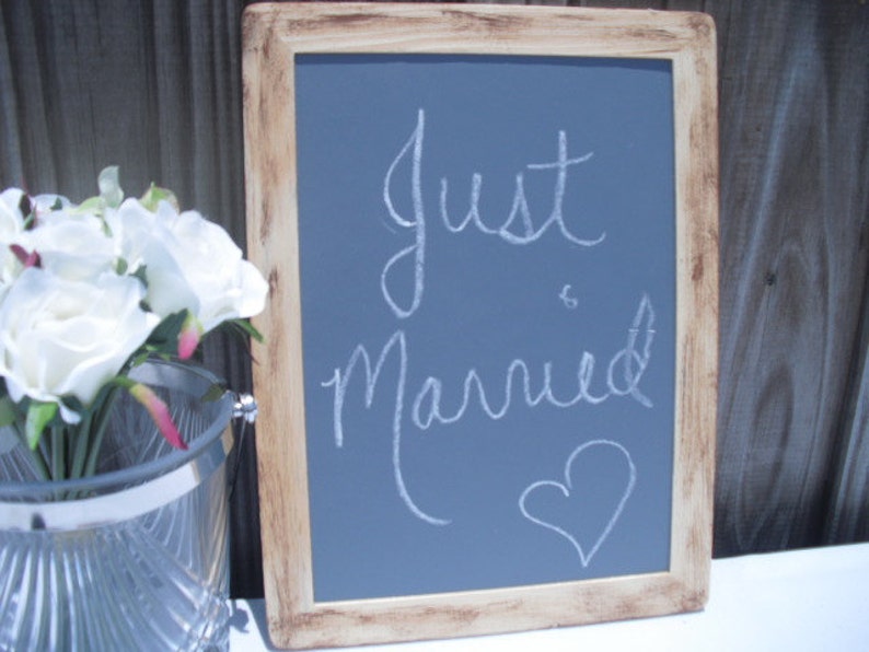 1 Large Barnwood Style Rustic Distressed Family Photo Prop Chalkboards Item 1051
