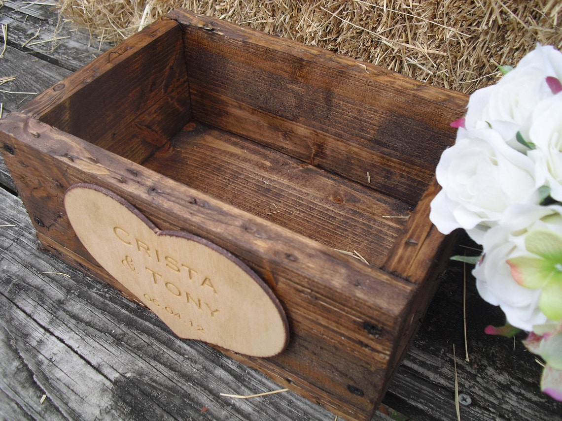 Personalized Centerpiece Box Flower Box Planter Box Old Etsy