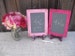 SMALL Shabby Chic Rustic Distressed Chalkboards with EASELS for Signs and Table Numbers or Photo Props (You Pick Color) - Item 1243 
