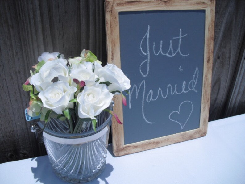 1 Large Barnwood Style Rustic Distressed Family Photo Prop Chalkboards Item 1051