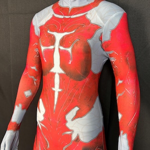 The Queen of Chaos HEXADECIMAL Digital Printing Women's Jumpsuit, Tight-fitting, Halloween, Birthday Party Gift, Cosplay