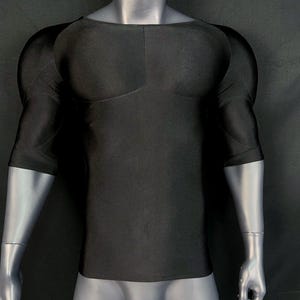 Half-Length Muscle Suit Tailored Fit Short Sleeve Muscle Padding Muscle Bodysuit Custom Muscle Suit for Cosplay Superhero