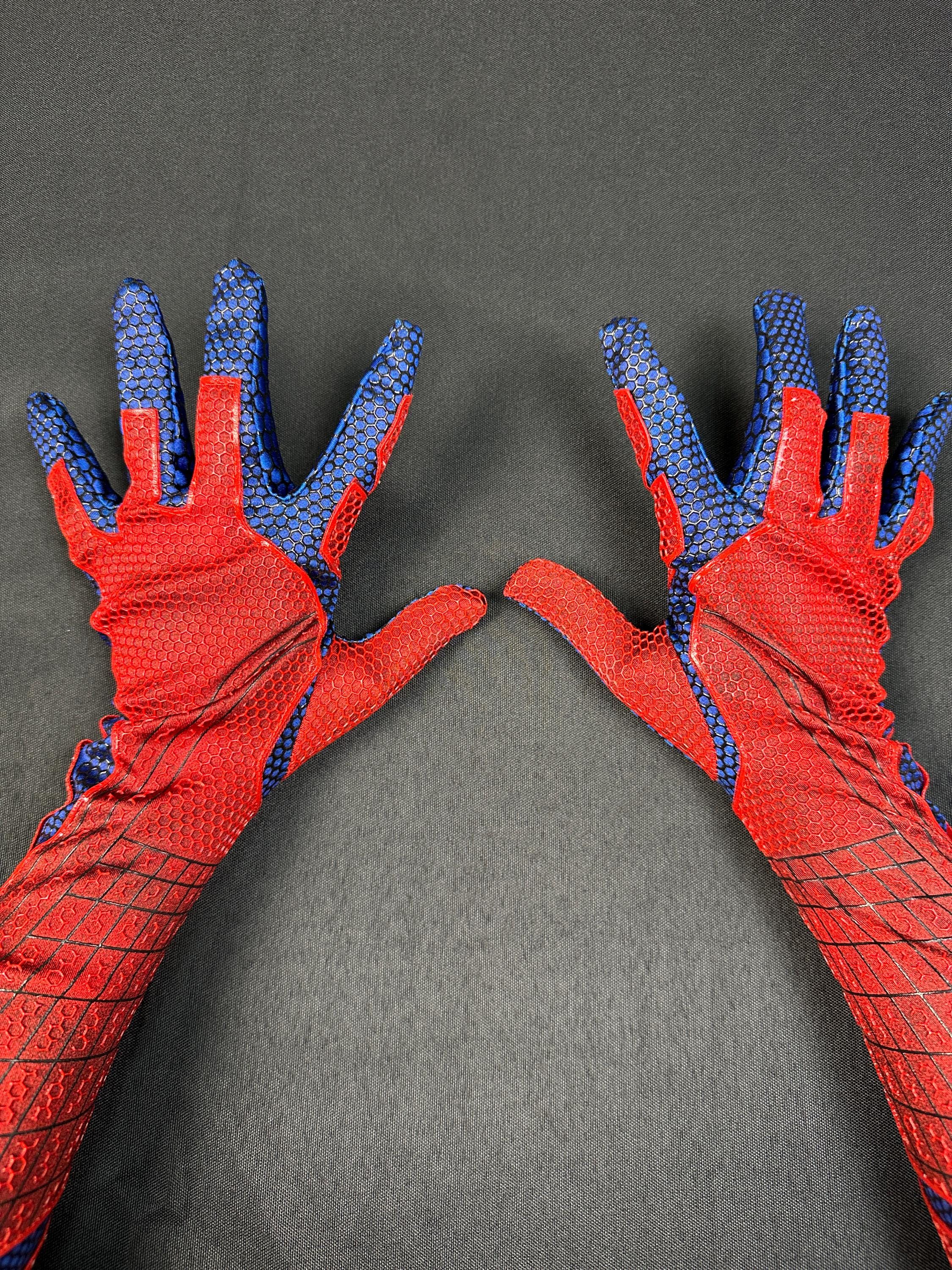 3D-Siebdruck Spider-Man Armstulpen Handschuhe, Rot Blau  Superhelden-Kostmzubehr - Etsy.de