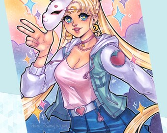 LARGE PRINT - Usagi (8x10)