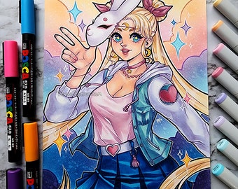 ORIGINAL ARTWORK - Usagi (Sailor Moon)