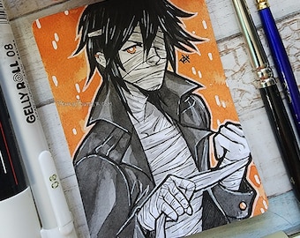 ACEO ORIGINAL - Inktober 2022 - Day 6