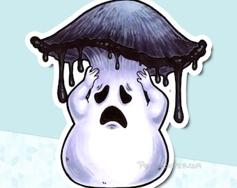 VINYL STICKER - Inky Cap