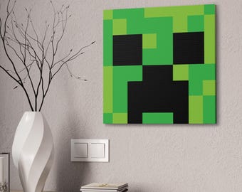 Poster Gioco Stile Minecraft Stampa Alfabeto Immagine Regalo Casa - Foto 2