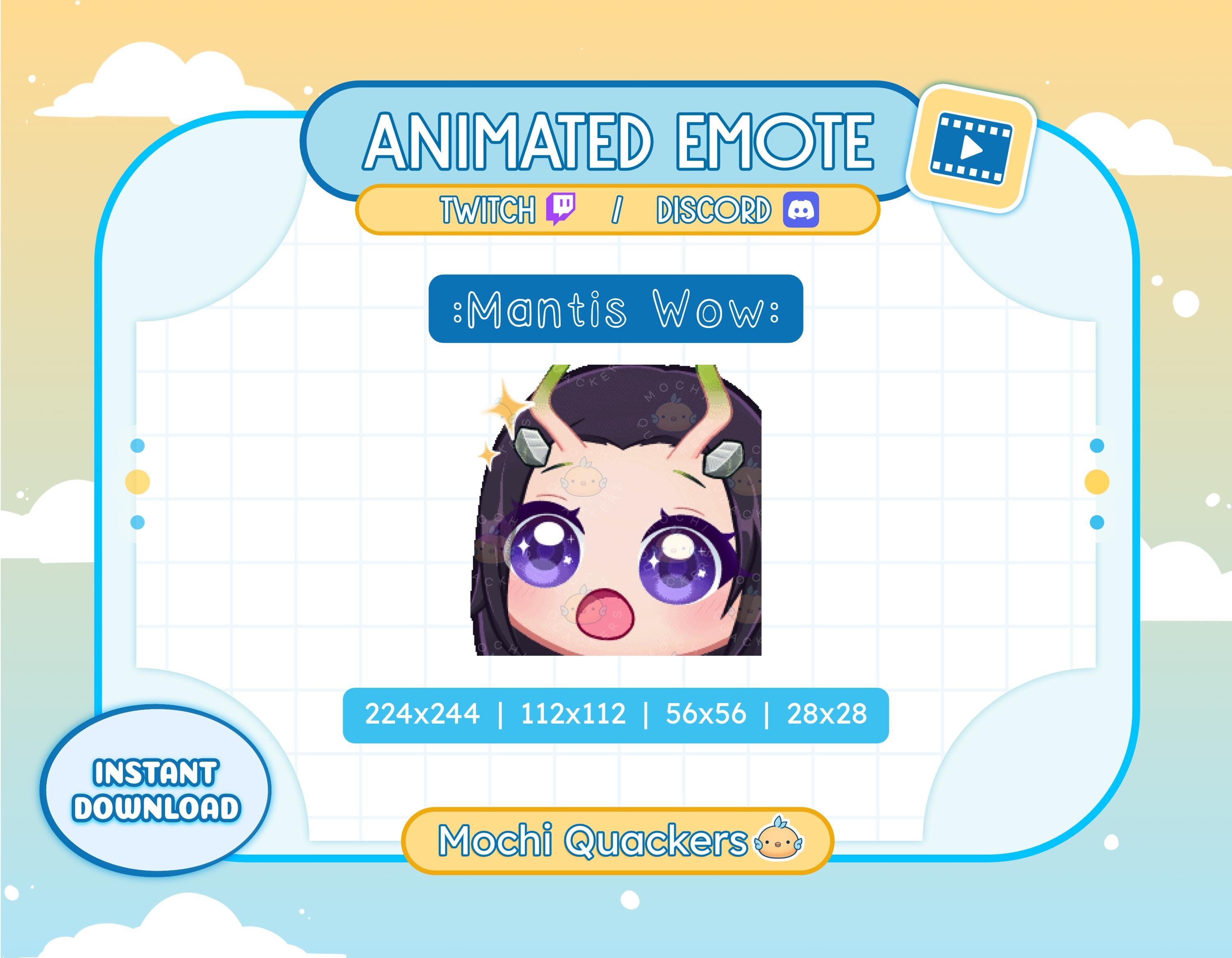 Animated Emote | Rivals Mantis Emote - Wow POG | Chibi Twitch and ...