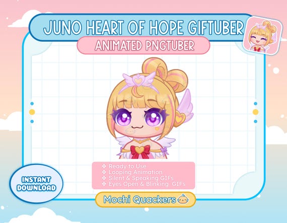 Animated Pngtuber - Overwatch Juno Heart of Hope | Veadotube