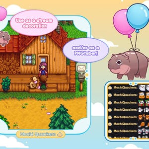 ANIMATED Pngtuber | Baby Hippo GIF Avatar for Streaming | Twitch ...