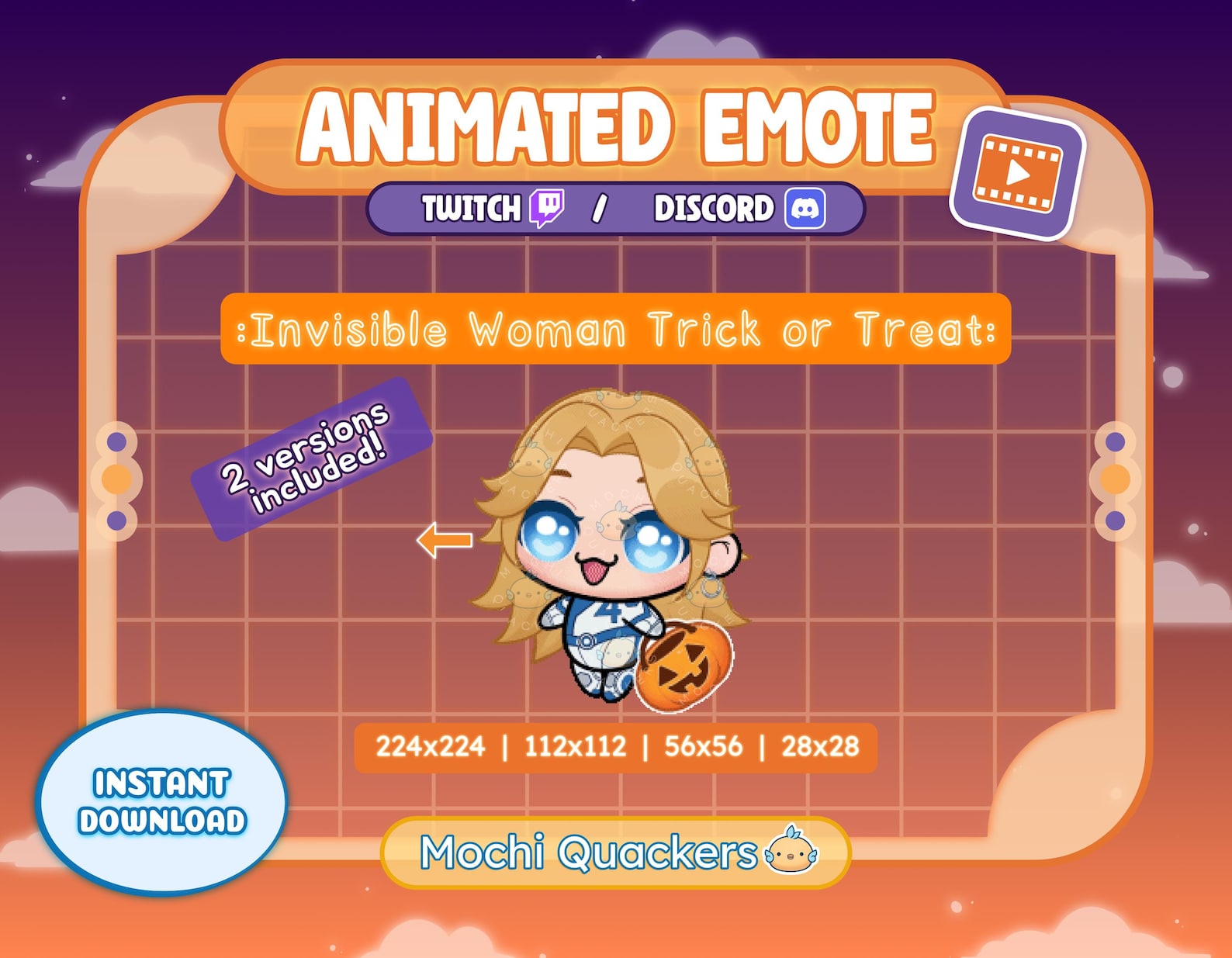 Halloween Animated Emote | Invisible Woman - Trick or Treat | Rivals ...