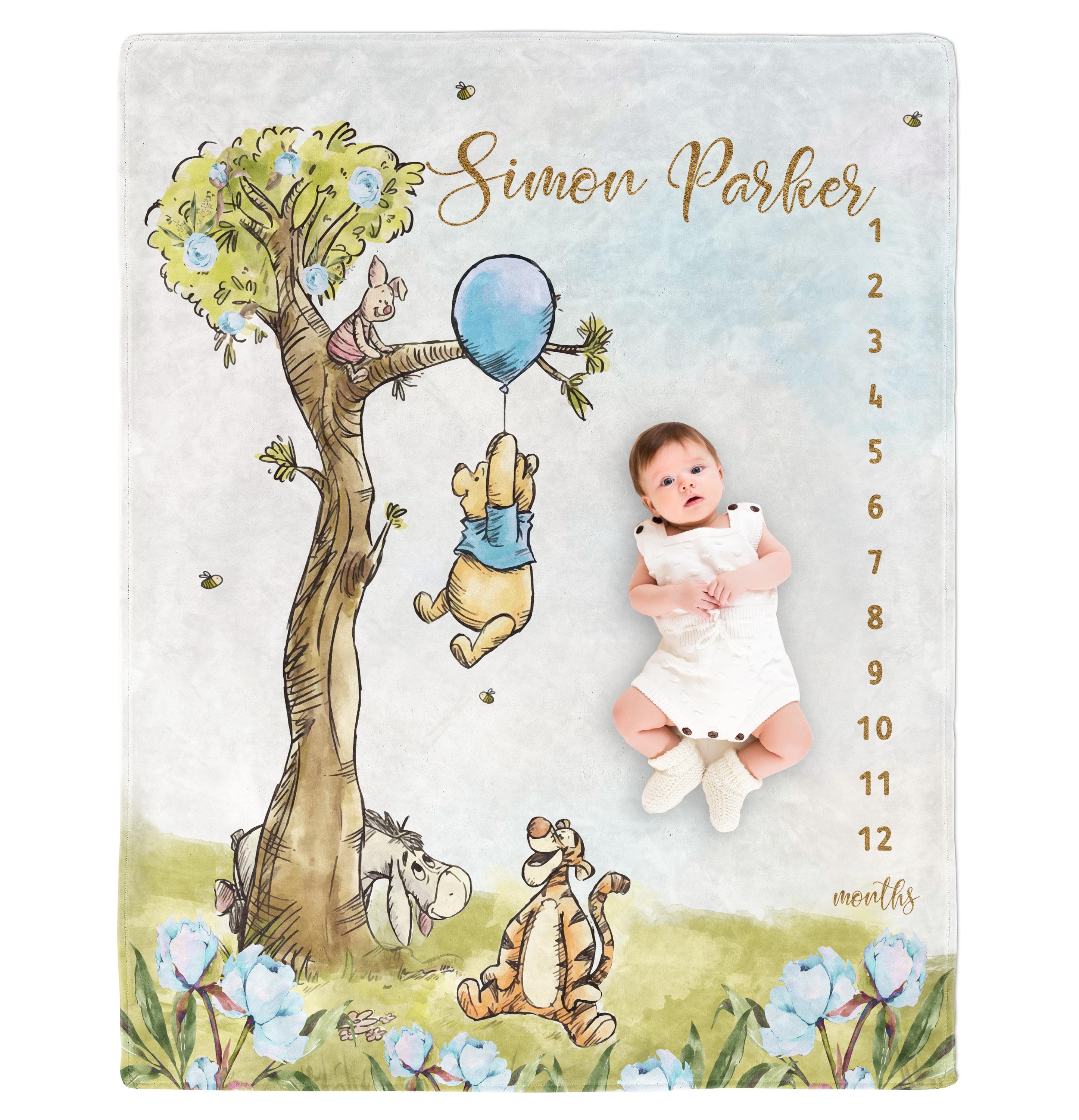 Winnie the pooh month blanket shop
