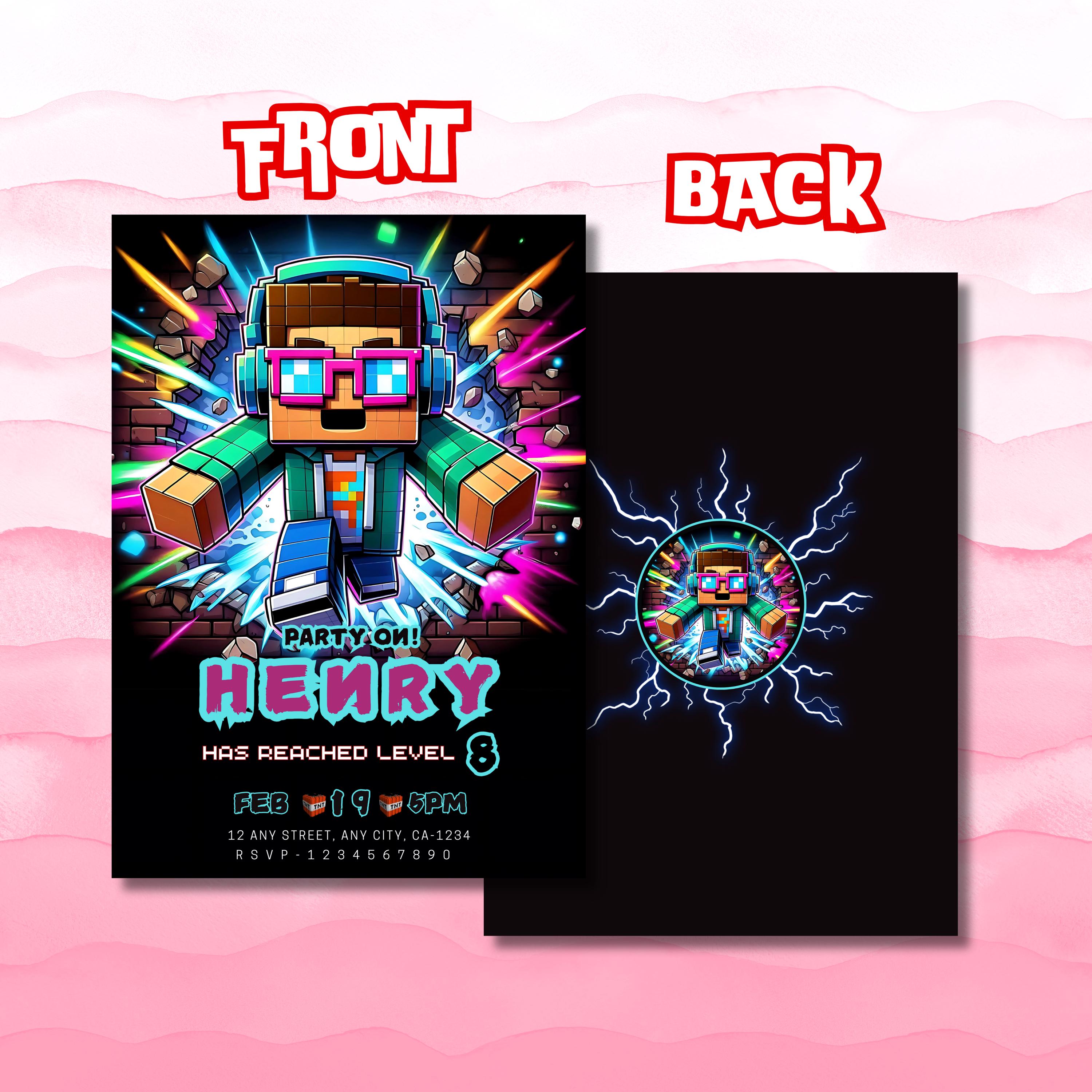 Neon Gamer Invite