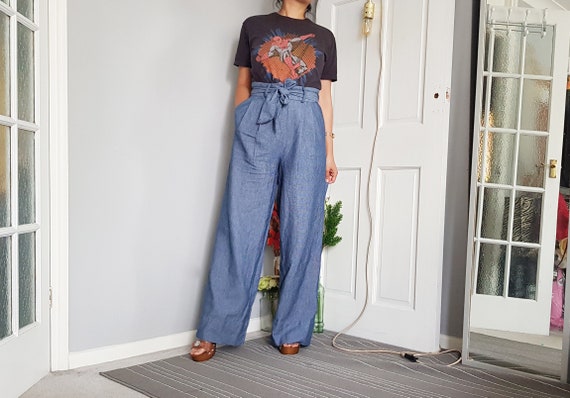 high waist trousers uk