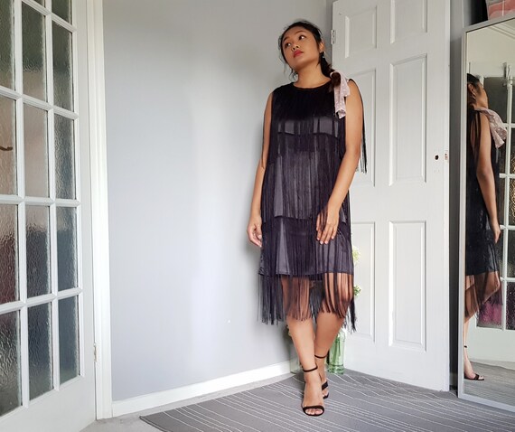 black shift dress size 18