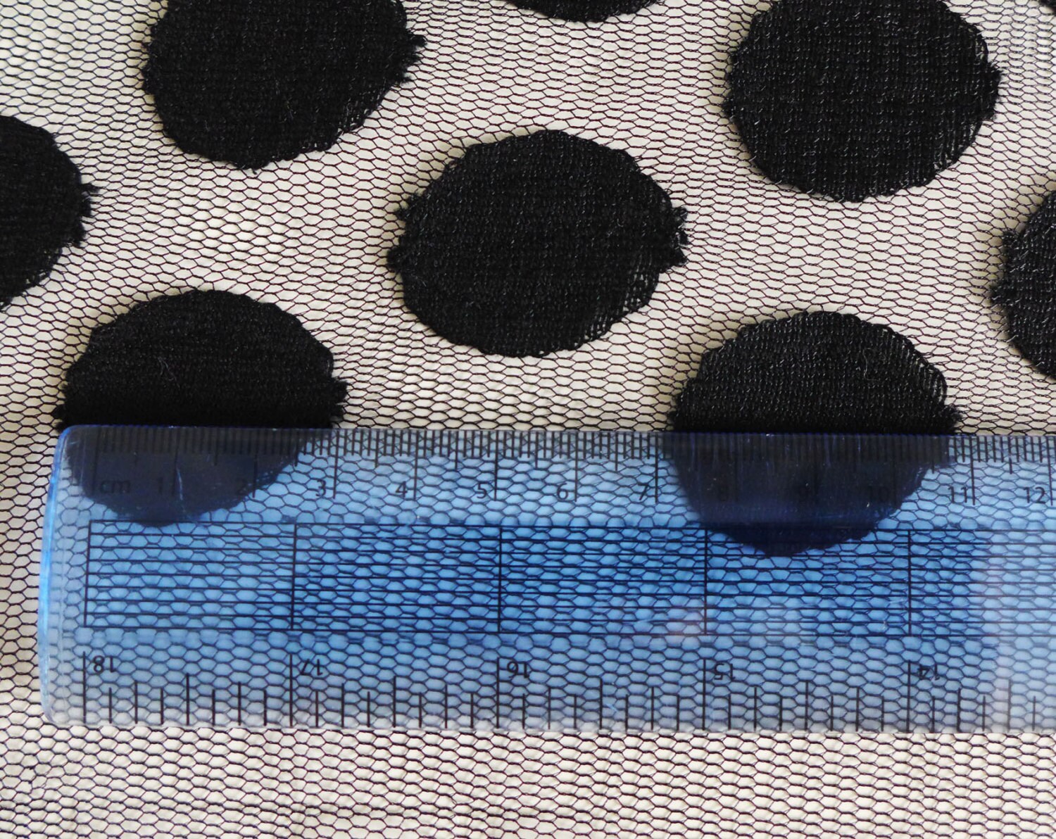 Black Cotton Spot Tulle Cleopatra