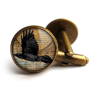 Raven In Flight Cufflinks (RR03)