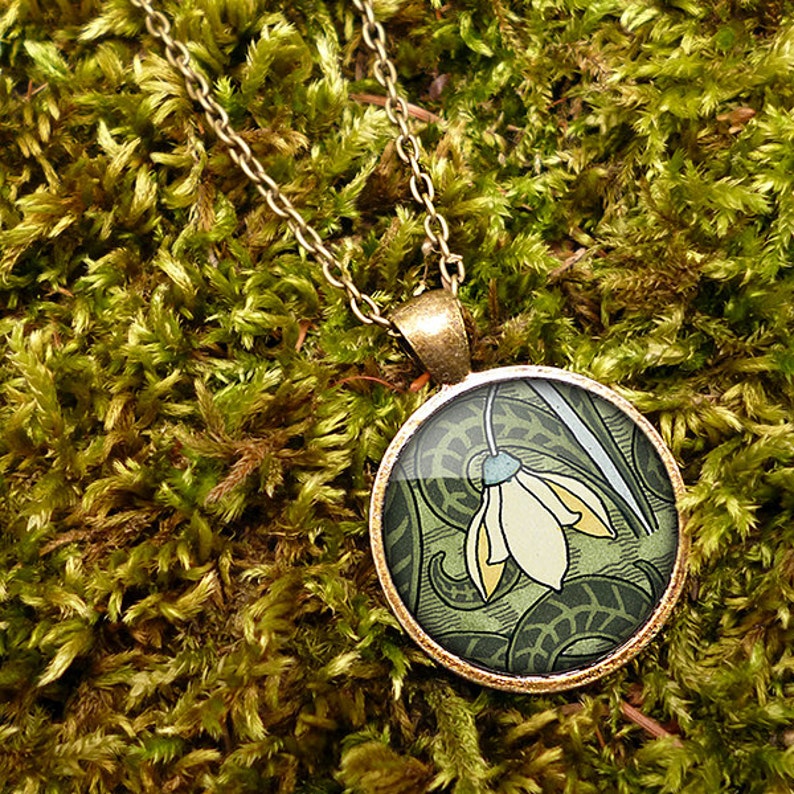 Snowdrop Necklace AN05 image 5