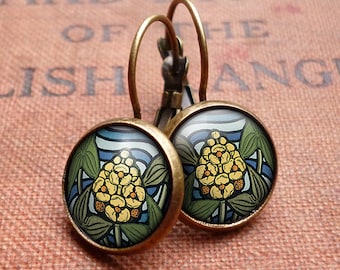 Arrowhead Leverback Earrings (AN08)