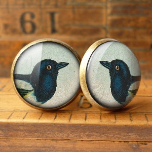 Magpie Cufflinks TB08 image 2