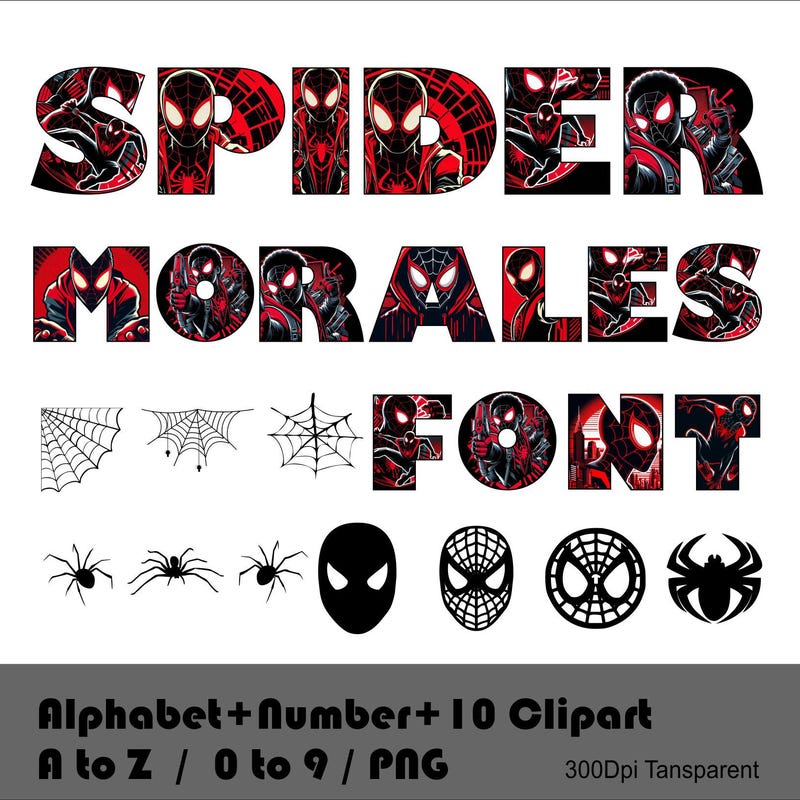Spidey and his amazing friends font - Etsy México