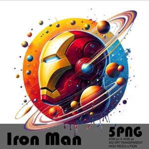 5 PNG Super Hero Man Png Hero Iron Png Crianças Hero Png Iron Clipart Png Aquarela Splash Transparente Arquivo Png para Sublimação Arquivo 300 Dpi