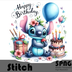 Point 5PNG Joyeux anniversaire PNG Design Tshirt haute résolution et fichier pour sublimation Png Stitch
