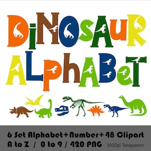 Fuente de dinosaurio Png Alfabeto de dinosaurio Trex Números Png Clipart de dinosaurio Png Fuente de niño Archivo Png Camiseta de bebé Letras del alfabeto de animales Trex Doodle