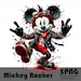 5 PNG Minnie Rocker Punk PNG Design High Resolution Tshirt and ...