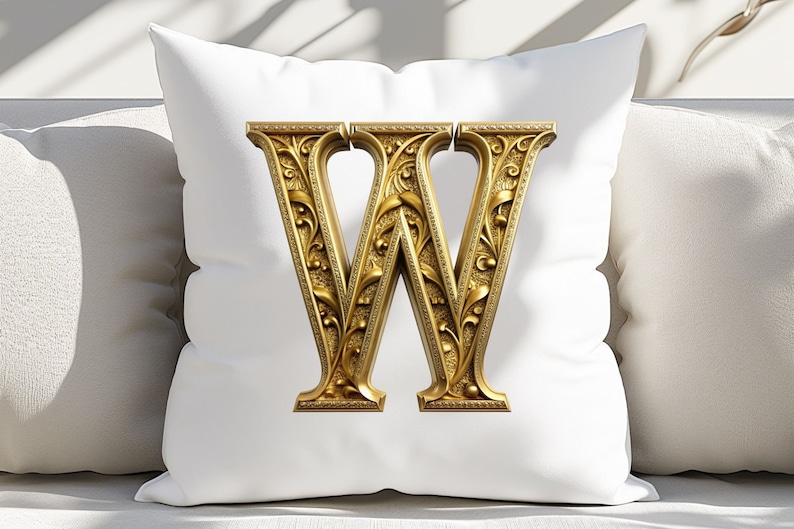 Gothic Gold Alphabet and Numbers PNG File Gothic Alphabet Letters Fancy ...